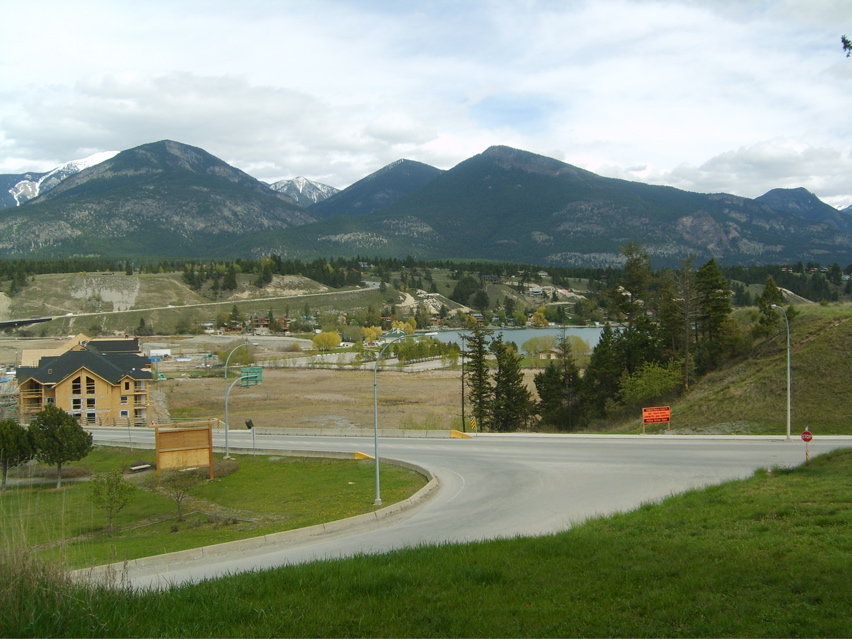 looking down into invermere from the museum grounds  107