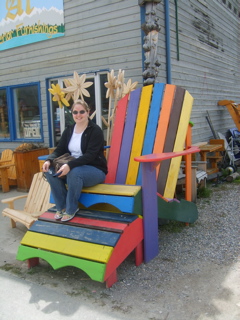 katherine in the big chair in  invermere  089